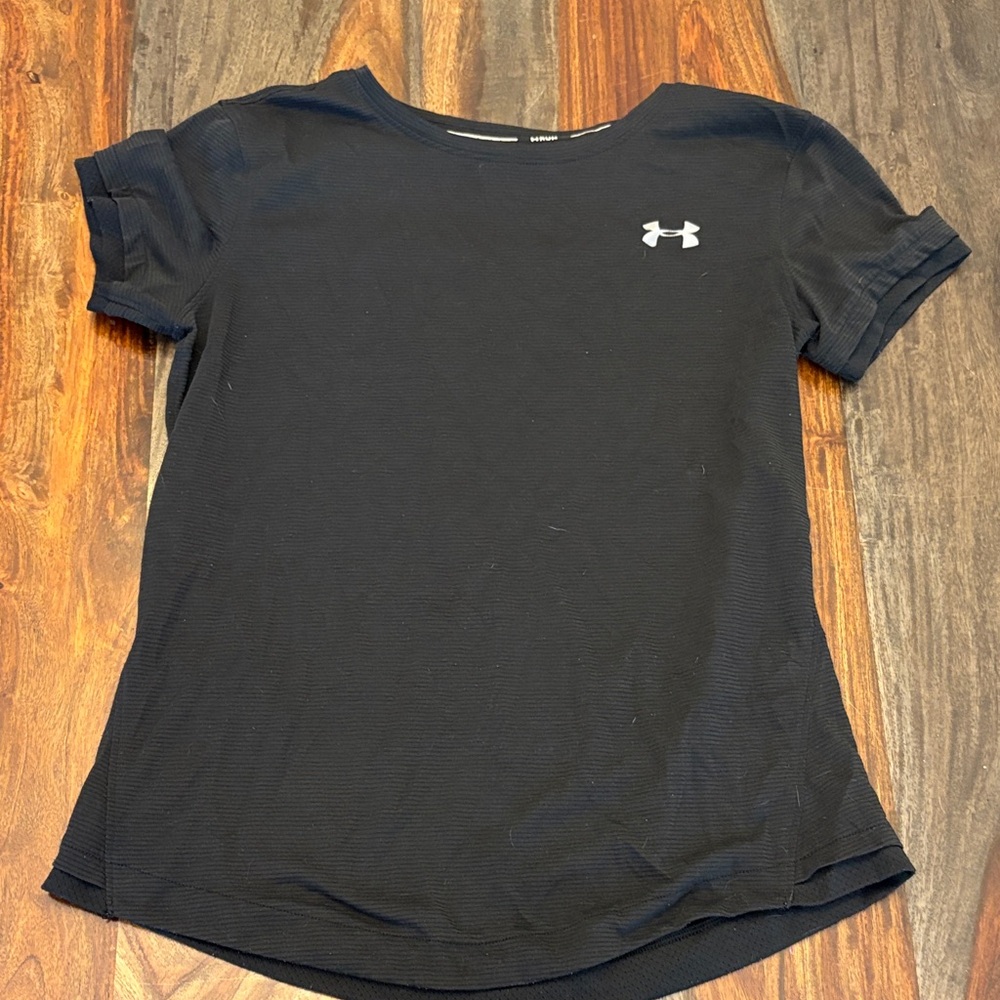 Under Armour Black Crew Neck Tee